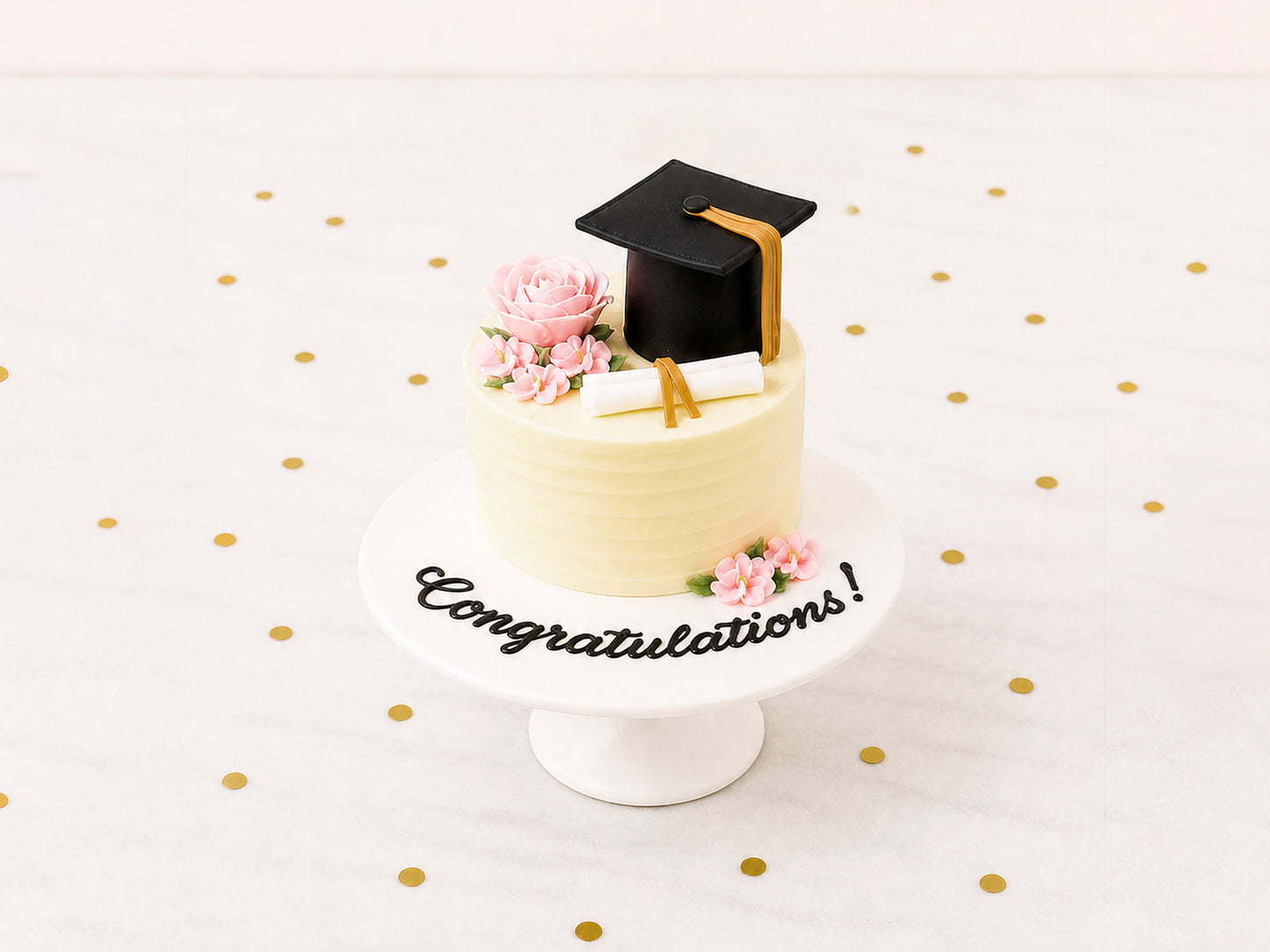 Bloom Graduate Cake