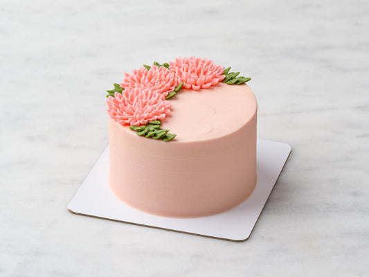Pink Floral Cake