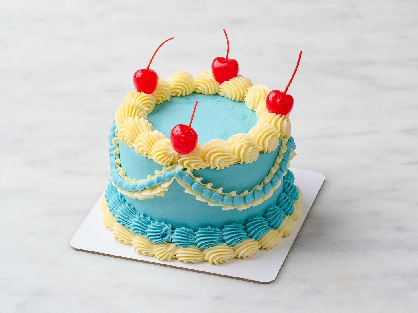 Blue Lambeth Cake