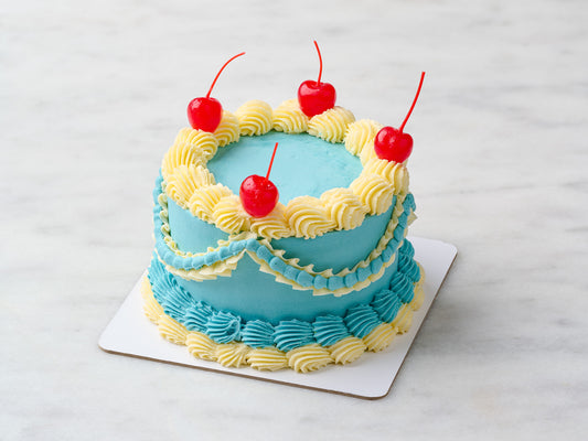 Blue Lambeth Cake