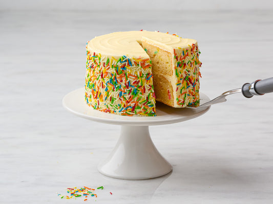 Sprinkled Vanilla Cake