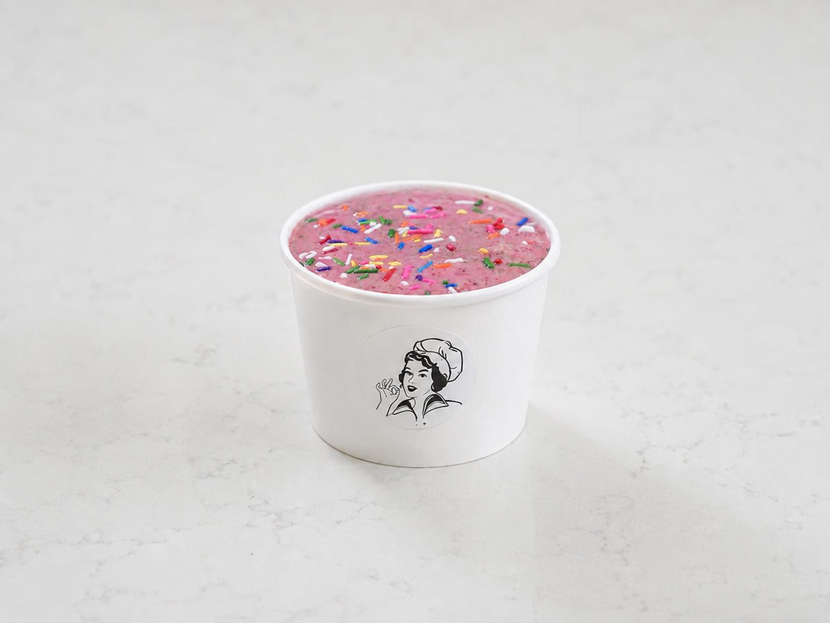 Vanilla Raspberry Crunch Cake Cup