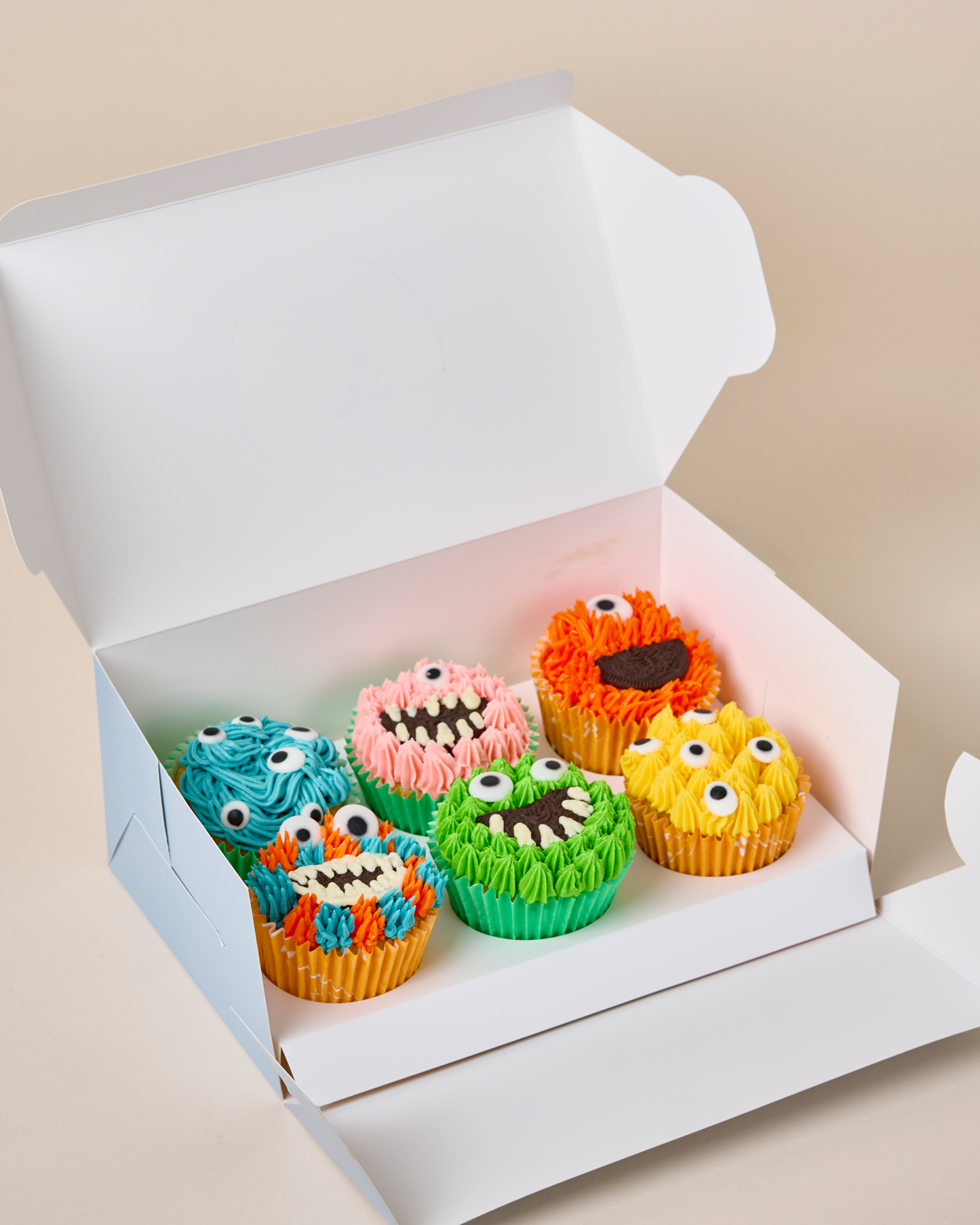 Halloween Monster Cupcakes