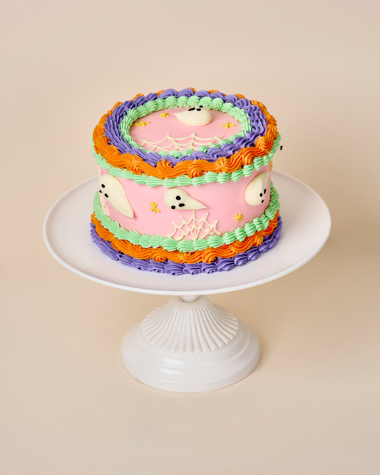 Sparkly Ghosts Vintage Cake