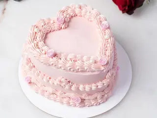 Heart Shaped Lambeth Cake
