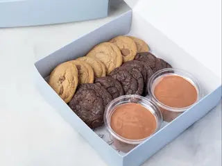 Mixed Cookies With Belgian Chocolate Dip