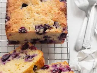 Dry Lemon Blueberry Loaf
