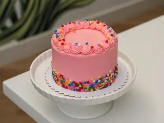 Pink Vanilla Cake